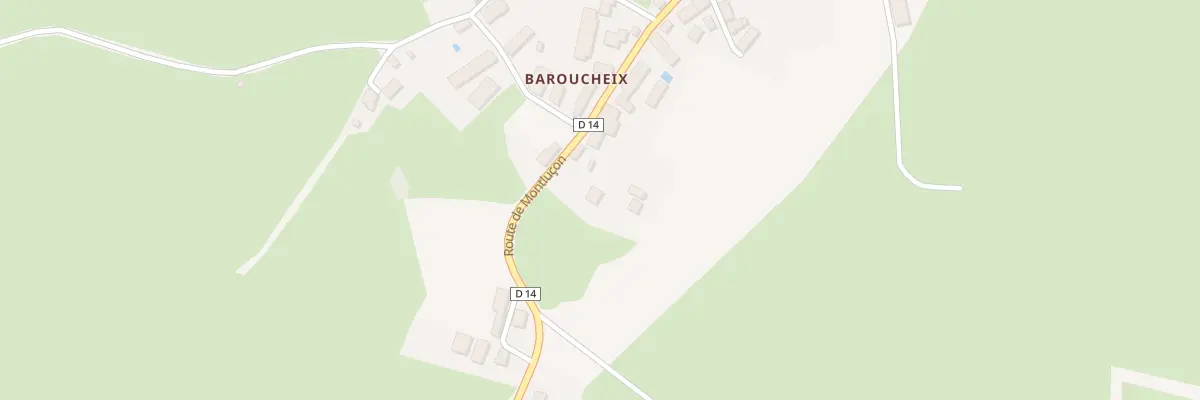 Plan du 4 Rte de Montlucon - Basroucheix à Viersat