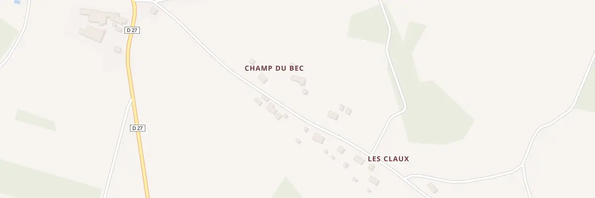 Plan du 5018 Champ du Bec à Thalamy