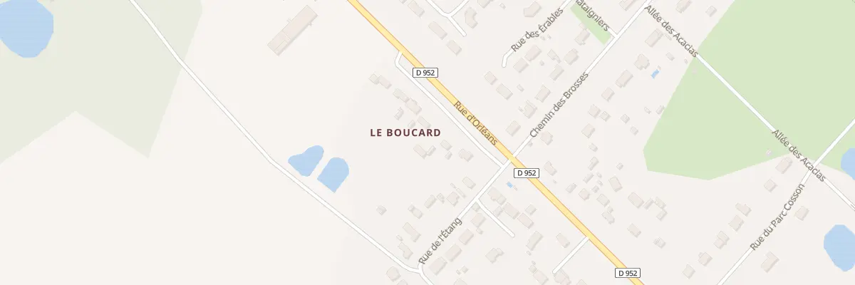Plan du 3 Rte d’Orléans à Ouzouer-sur-Loire