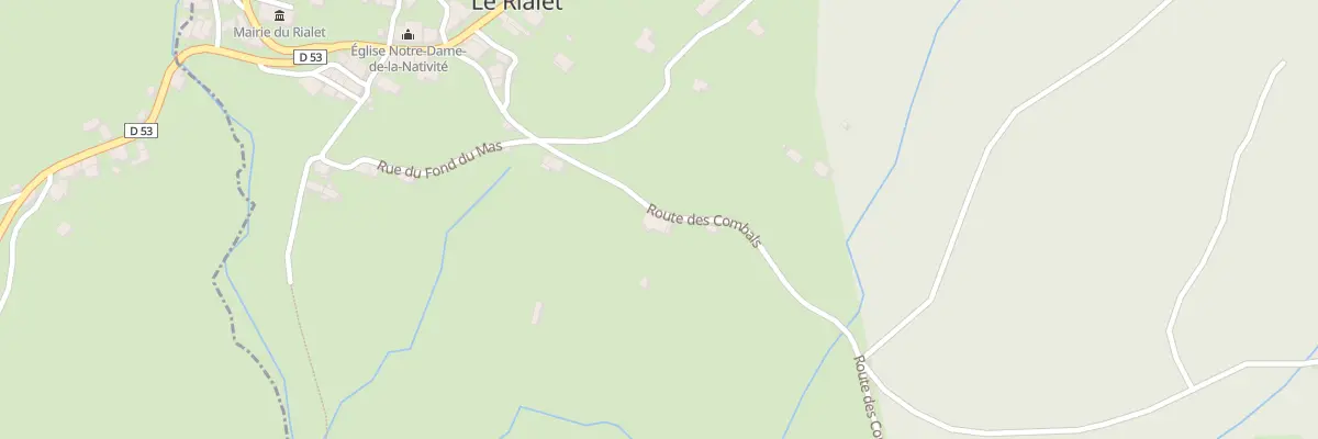 Plan du 234 Rte des Combals au Rialet