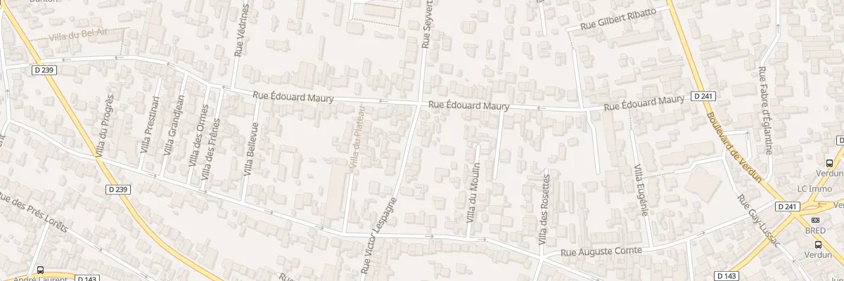 Plan du 36 Rue Victor Lespagne à Fontenay-sous-Bois