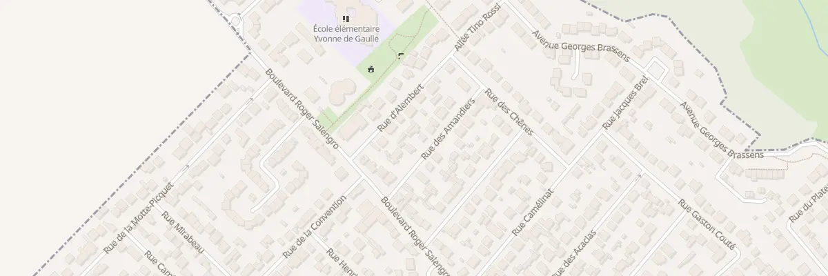 Plan du 7 Rue des Amandiers à Goussainville