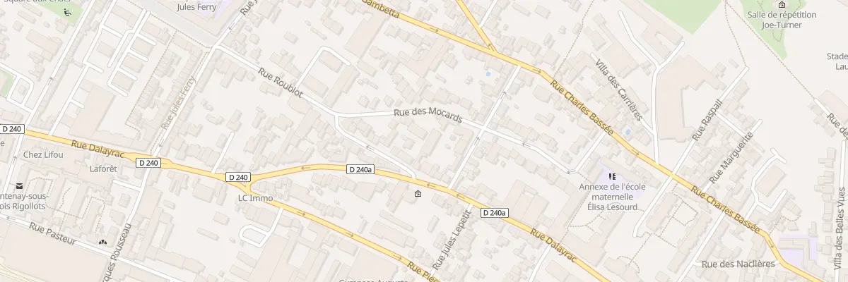 Plan du 6 Rue Roublot à Fontenay-sous-Bois