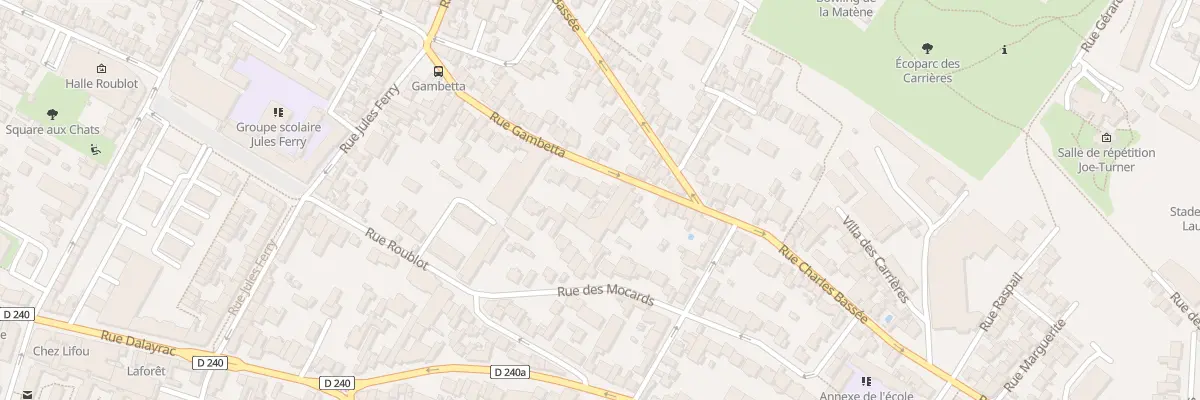 Plan du 25 Rue Gambetta à Fontenay-sous-Bois