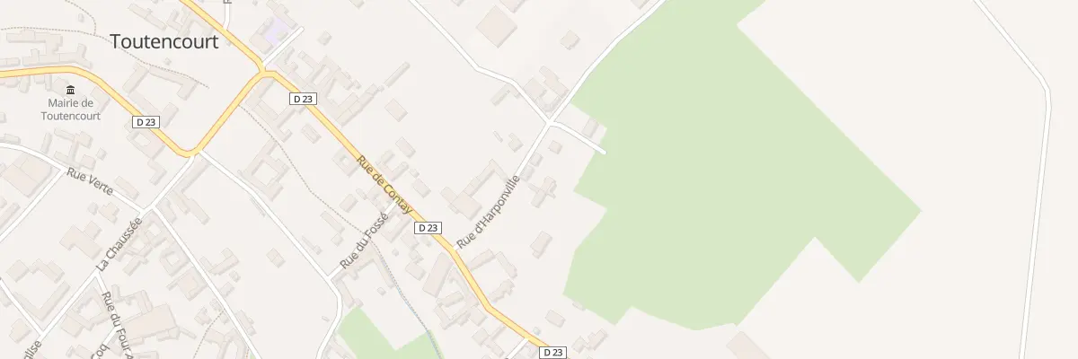 Plan du 4 Rue du Fosse Tantez à Toutencourt