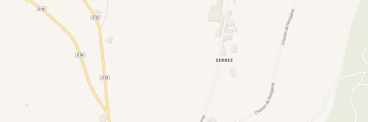 Plan du 23 Che de Serres à Alban