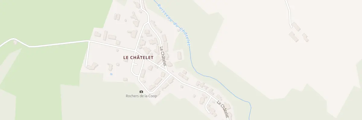 Plan du 32 Le Chatelet à Budelière