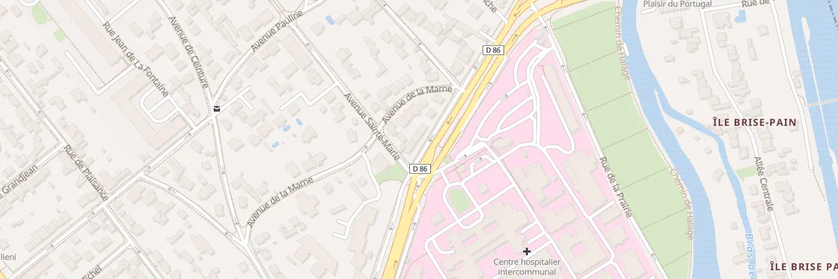 Plan du 75 Av de Verdun à Créteil