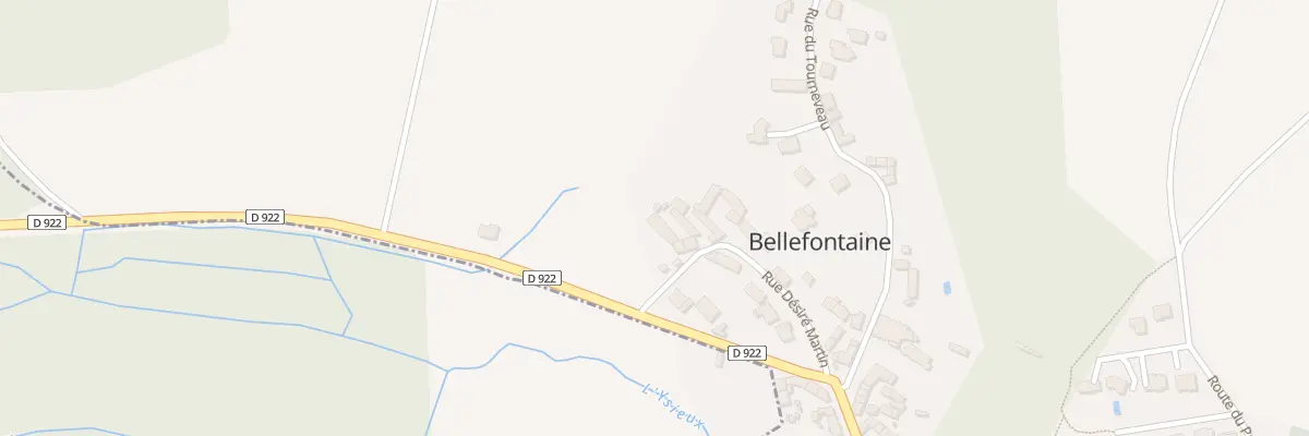 Plan du 17 Rue Désiré Martin à Bellefontaine