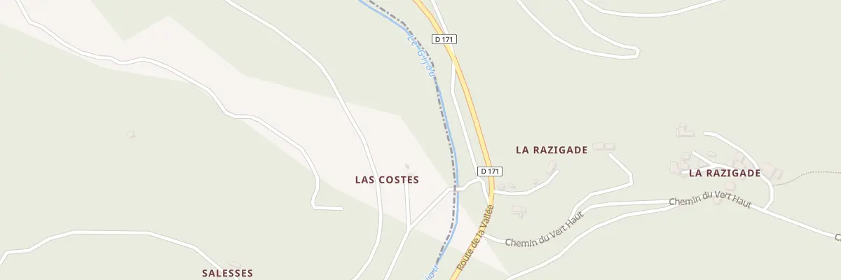 Plan du 5302 Las Costes à Saint-Pierre-de-Trivisy