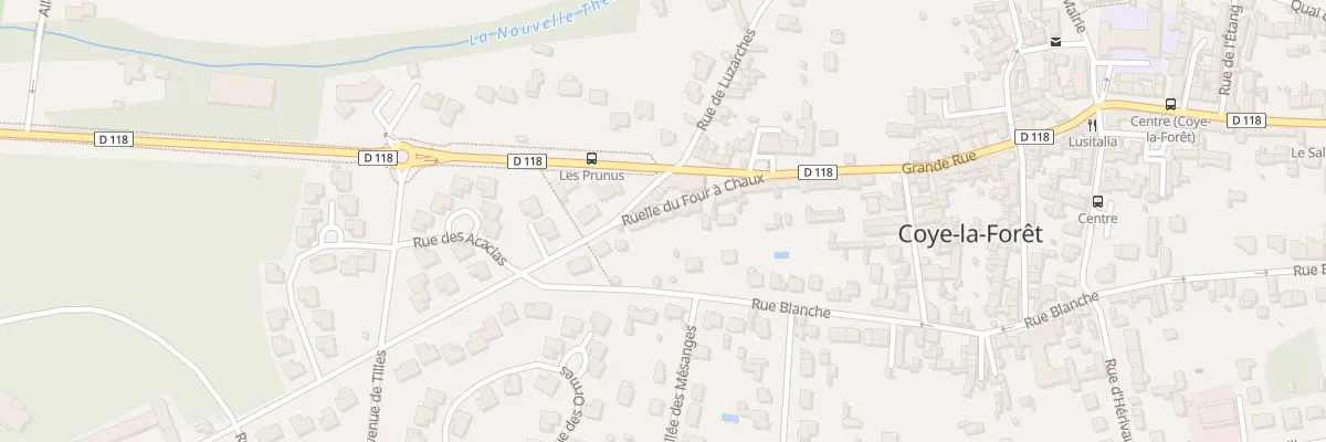 Plan du 3B Rue du Four à Chaux à Coye-la-Forêt