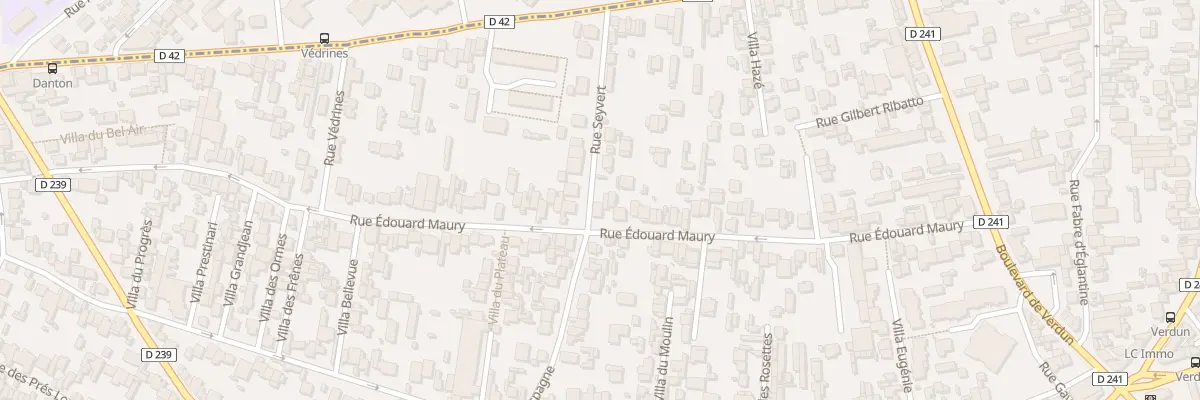 Plan du 80 Rue Édouard Maury à Fontenay-sous-Bois