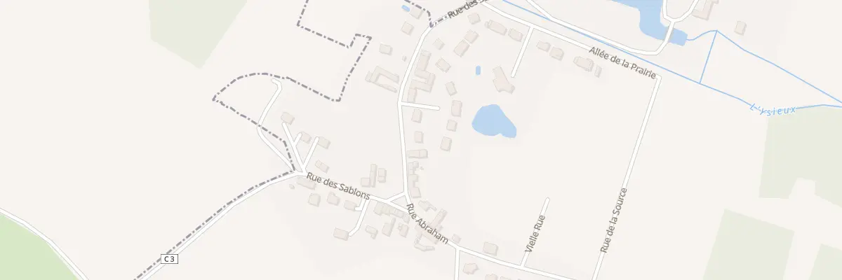Plan du 23B Rue des Sablons à Bellefontaine