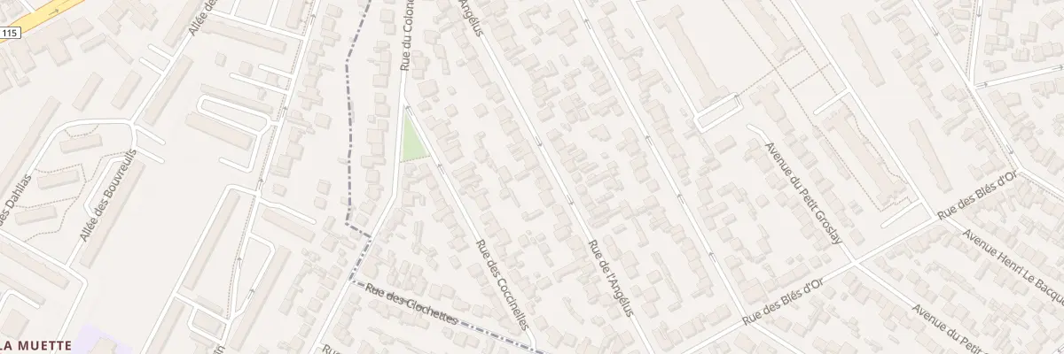 Plan du 40 Rue de l’Angélus au Blanc-Mesnil
