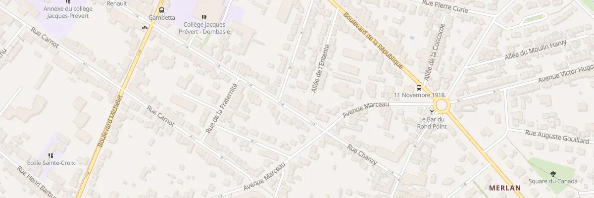 Plan du 79 Bd Gambetta à Noisy-le-Sec