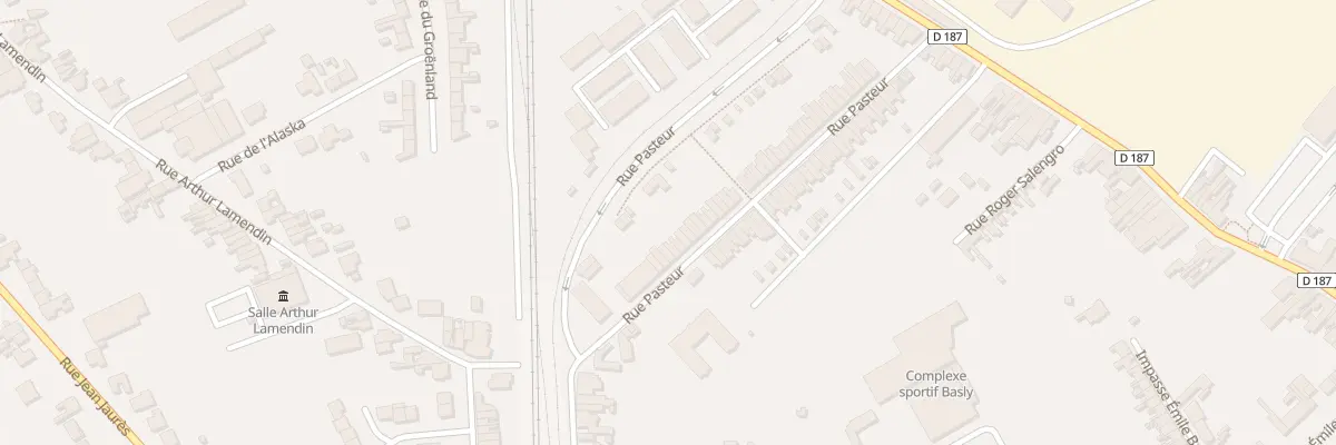 Plan du 68 Rue Pasteur à Isbergues