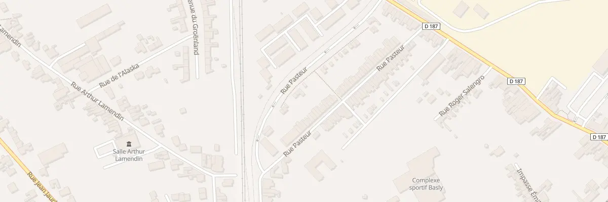 Plan du 64 Rue Pasteur à Isbergues