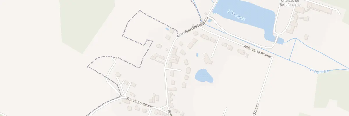Plan du 21 Rue des Sablons à Bellefontaine