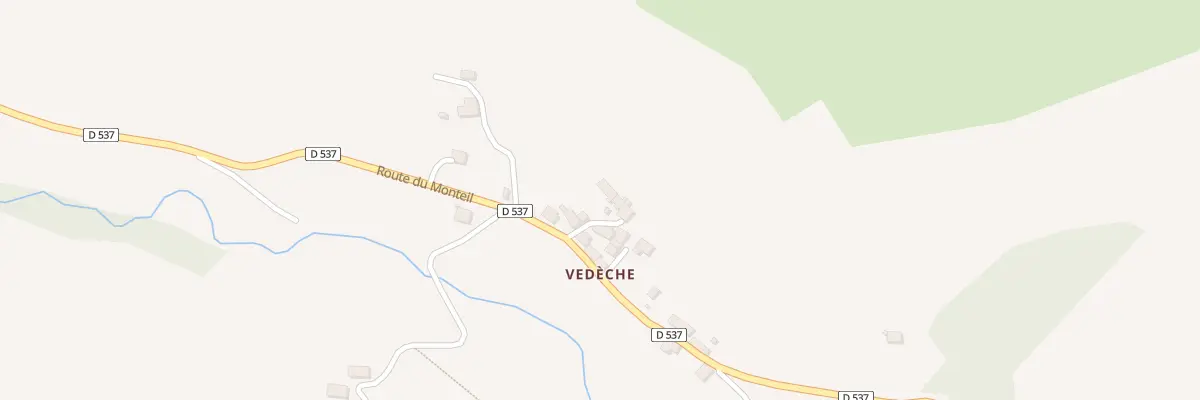 Plan du 5014 Vedeche à Saint-Martin-Valmeroux