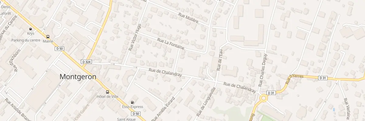 Plan du 3 Rue Massenet à Montgeron