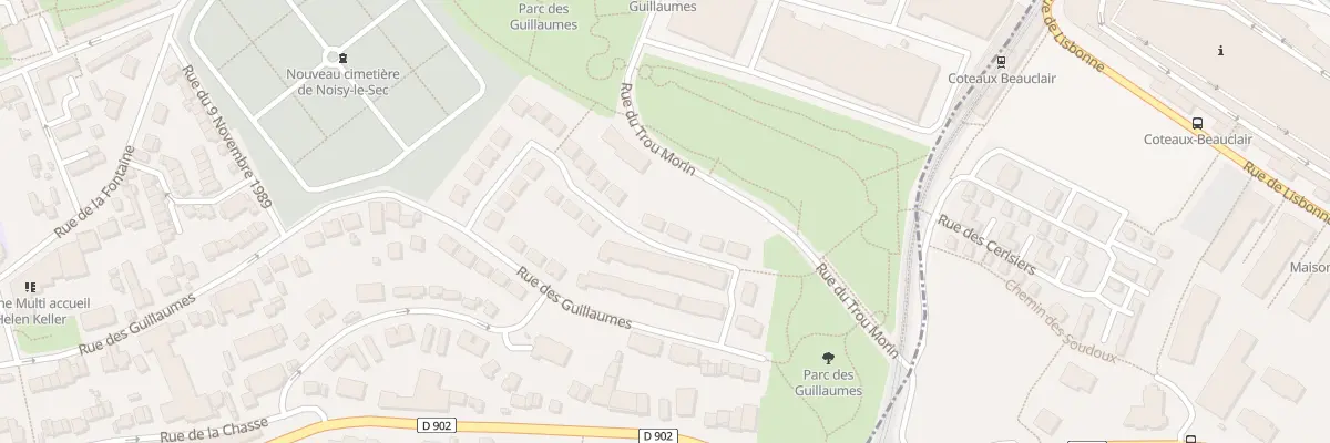 Plan du 9 Rue Simone Beauvoir à Noisy-le-Sec