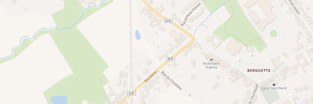 Plan du 12 Rue Basse Rue à Isbergues