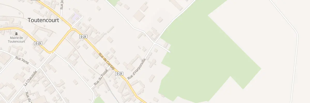 Plan du 6 Rue du Fosse Tantez à Toutencourt