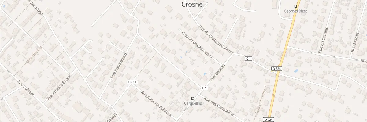 Plan du 8 Rue Edouard Branly à Crosne