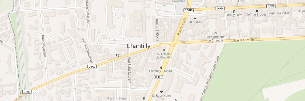 Plan du 5 Rue de Gouvieux à Chantilly