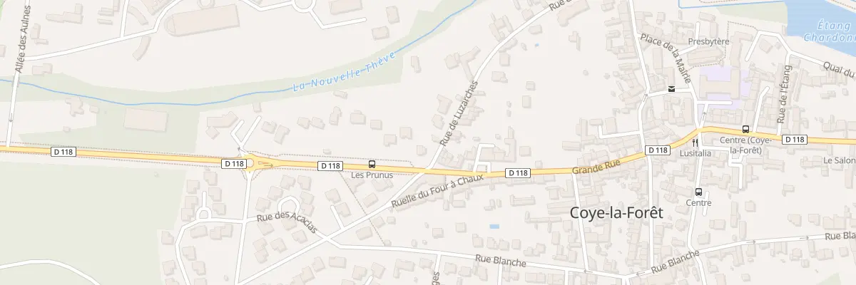 Plan du 28 Rue de Luzarches à Coye-la-Forêt