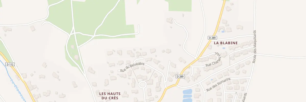 Plan du 28 Le Cres à Villeneuve-Minervois