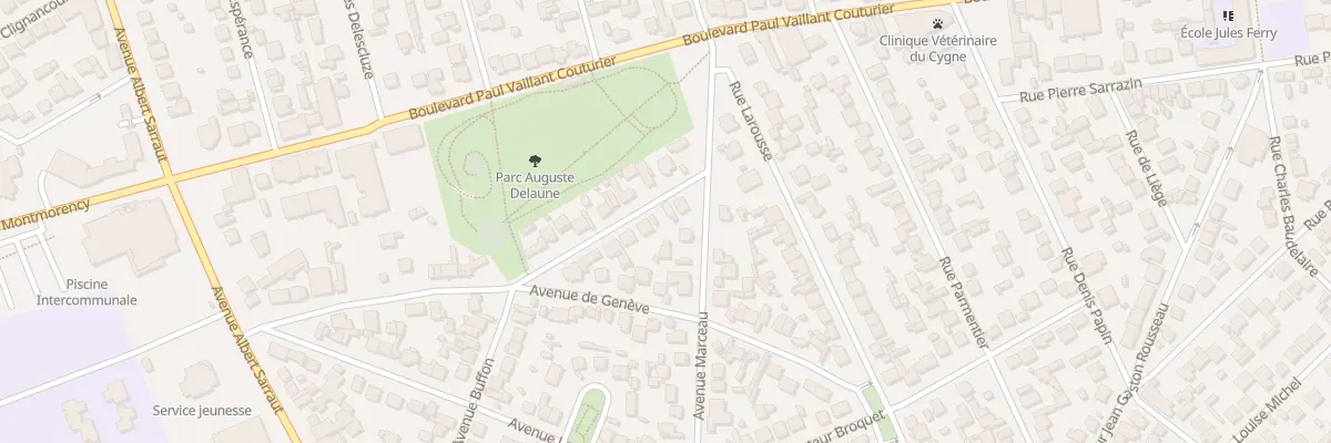 Plan du 12 Av de Chateaubriand à Goussainville