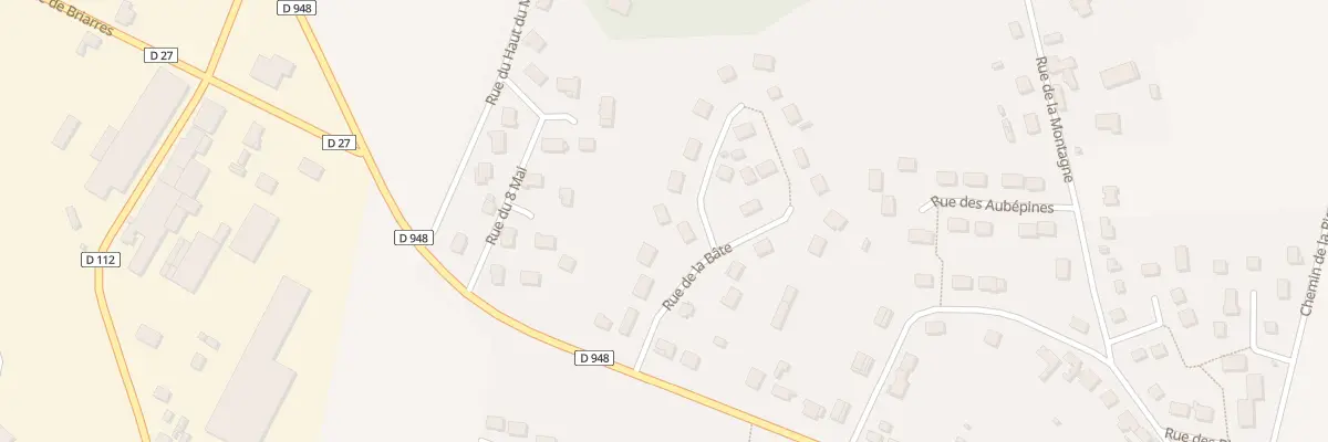 Plan du 9 Rue de la Bâte à Puiseaux
