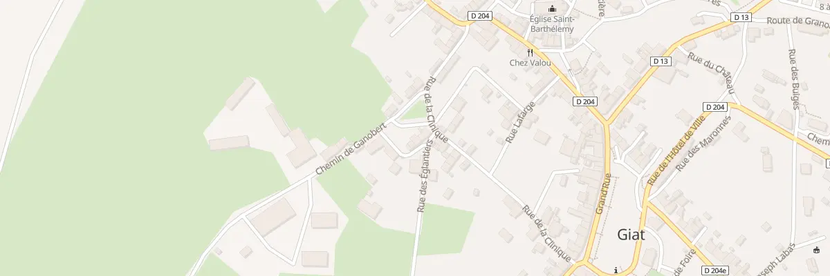 Plan du 4 Rue Saint Christophe à Giat