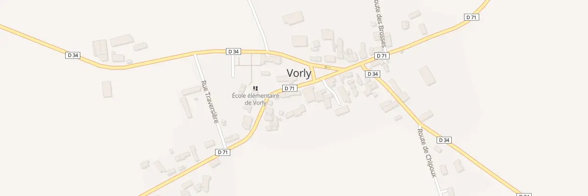 Plan du 4 Rte de Levet à Vorly