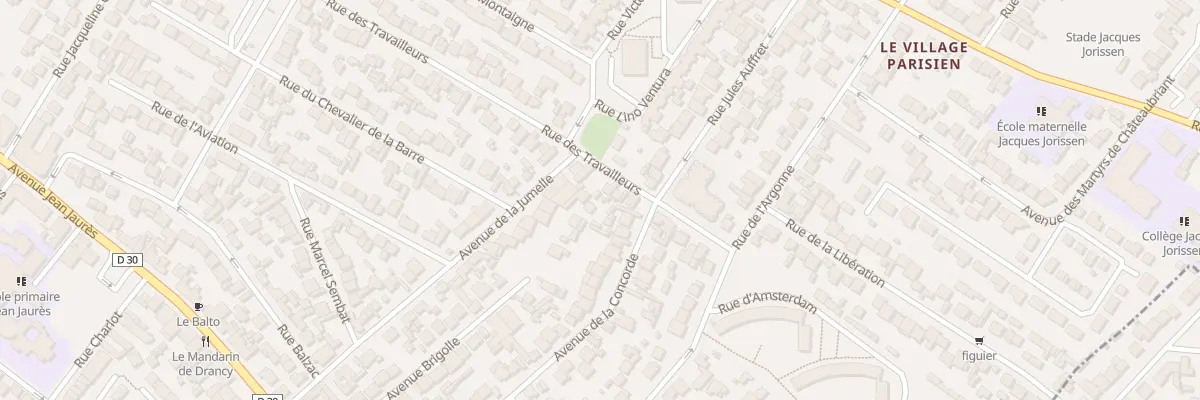 Plan du 58 Rue Des Travailleurs à Drancy
