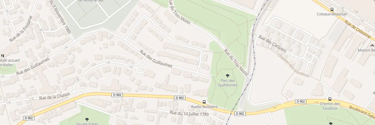 Plan du 103 Rue des Guillaumes à Noisy-le-Sec