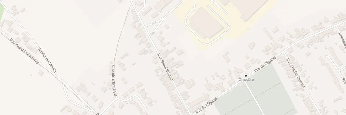 Plan du 200 Rue Raoul Briquet à Auchel
