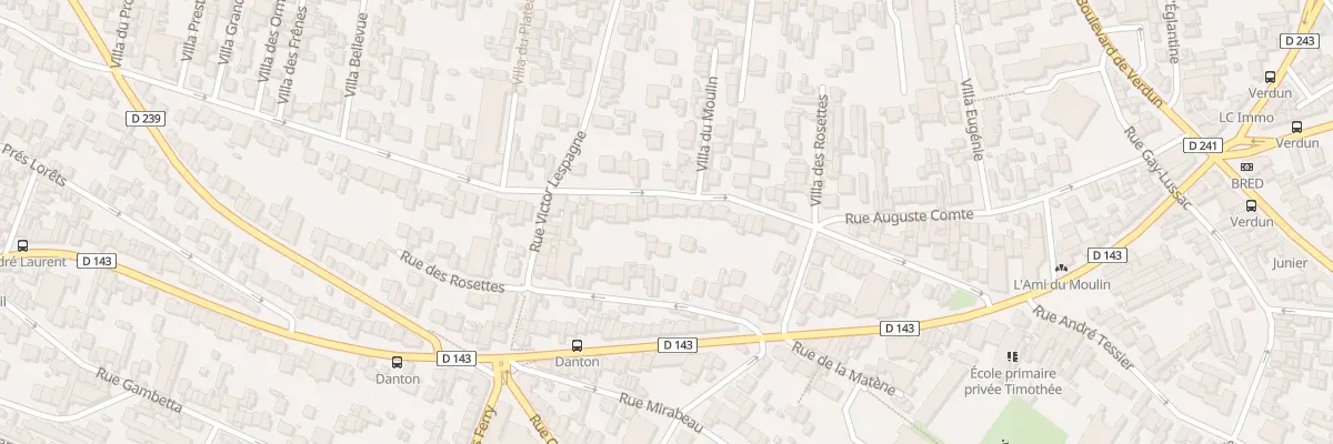 Plan du 153 Rue des Moulins à Fontenay-sous-Bois