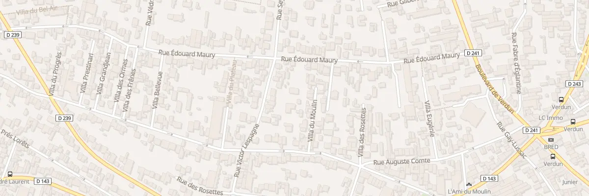 Plan du 93 Rue Édouard Maury à Fontenay-sous-Bois