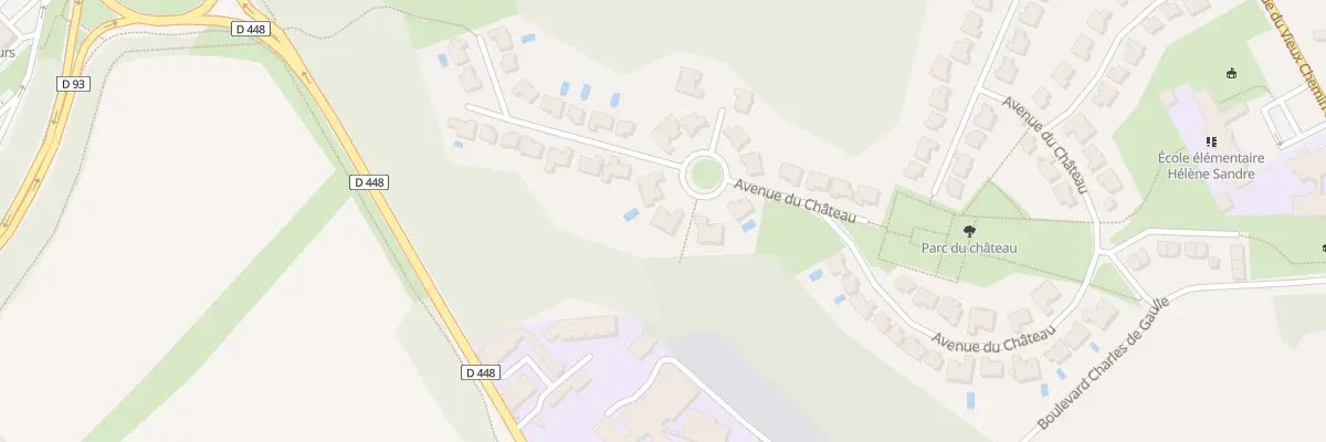 Plan du 37 Av du Château à Étiolles