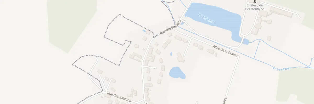 Plan du 19 Rue des Sablons à Bellefontaine