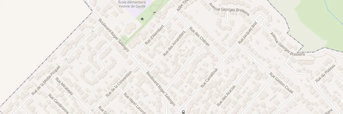 Plan du 12 Rue des Amandiers à Goussainville
