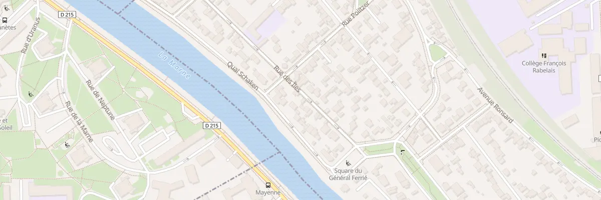 Plan du 28 Rue des Îles à Saint-Maur-des-Fossés
