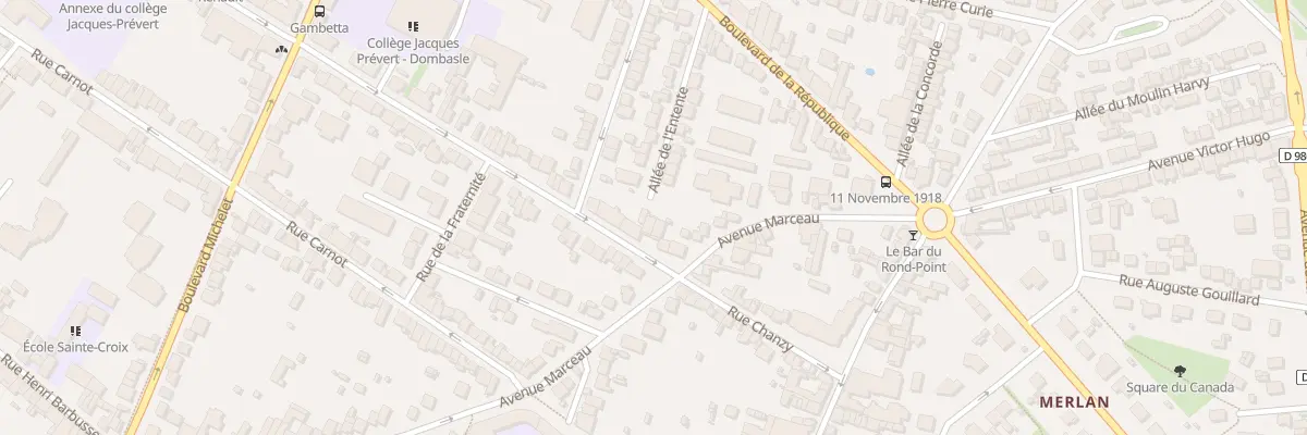 Plan du 83 Bd Gambetta à Noisy-le-Sec