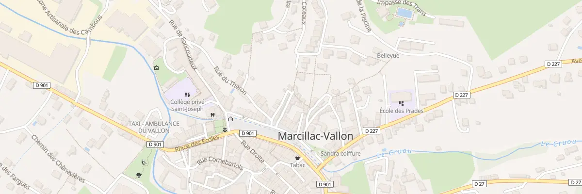 Plan du 6 Rue du Barry à Marcillac-Vallon