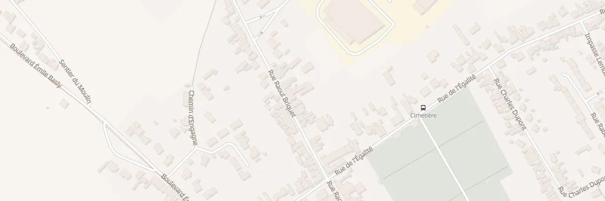 Plan du 190 Rue Raoul Briquet à Auchel