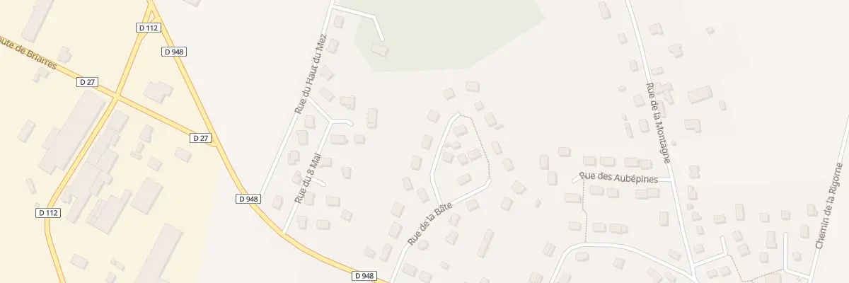 Plan du 13 Rue de la Bâte à Puiseaux