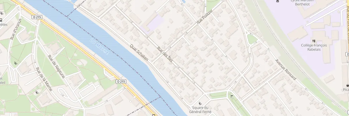 Plan du 13 Rue des Îles à Saint-Maur-des-Fossés