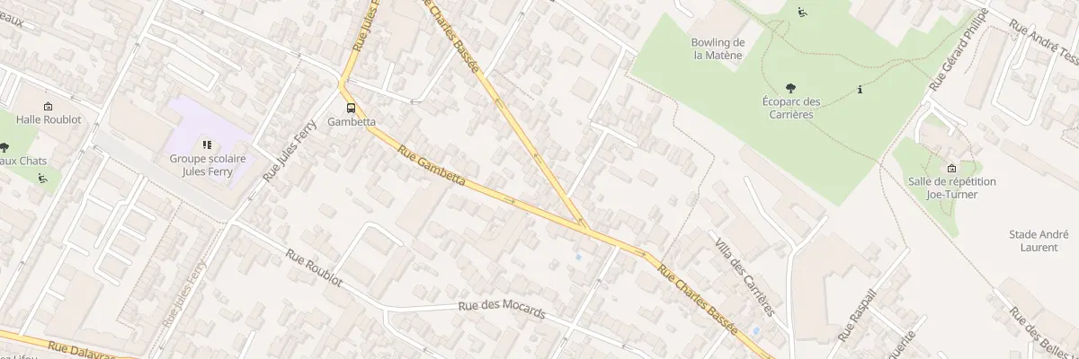 Plan du 97 Rue Charles Bassée à Fontenay-sous-Bois
